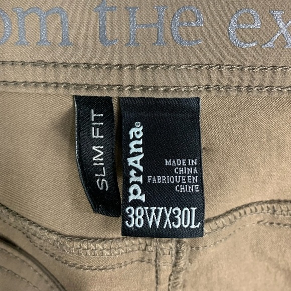 Prana Men's Brion‎ Pant Slim Fit Sz 38 - Picture 6 of 9